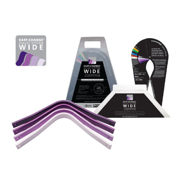 EASY-CHANGE Gullet System WIDE gullets, packaging and gullet gauge