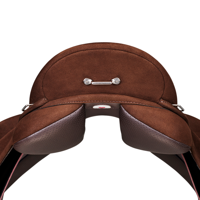 Wintec Pro Wide Endurance in Brown cantle detail