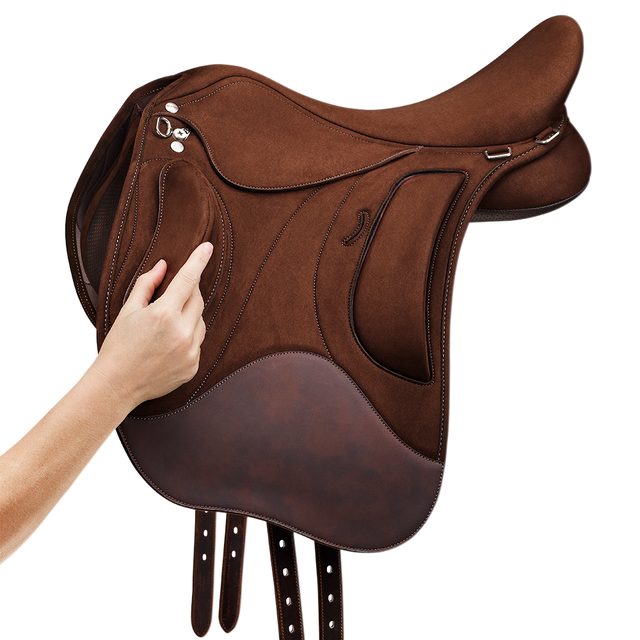 Wintec Pro Wide Endurance in Brown FlexiContourbloc