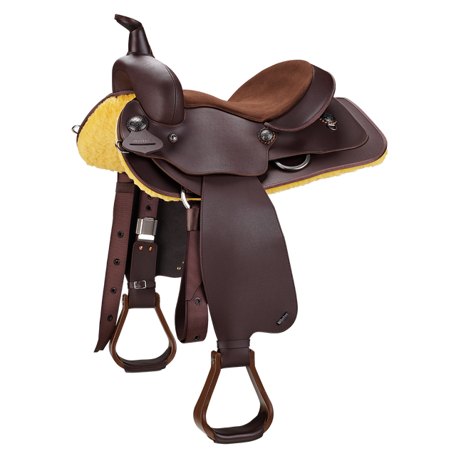 Wintec Western Youth Frontier in Brown