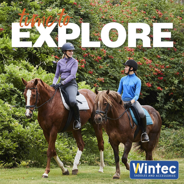 Time to explore, two riders out on Wintec all purpose saddles