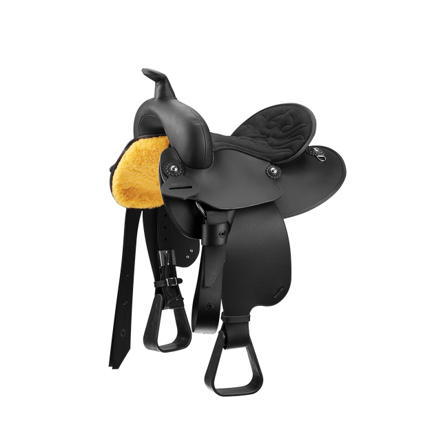 Wintec Western Junior All Rounder in Black